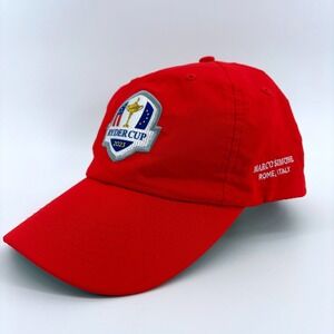 Ryder Cup 2023 Marco‎ Simone Rome Italy Red Baseball Cap Mens Imperial